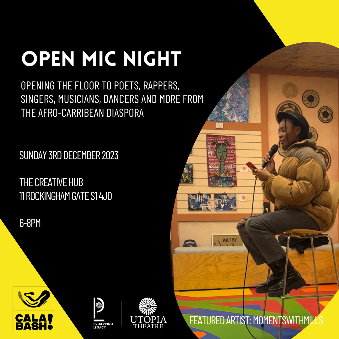 Open mic nights with Calabash